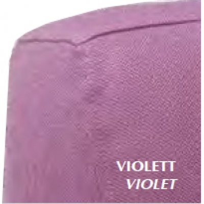 corner 2 coussins avec velcros 70x70 cm violet